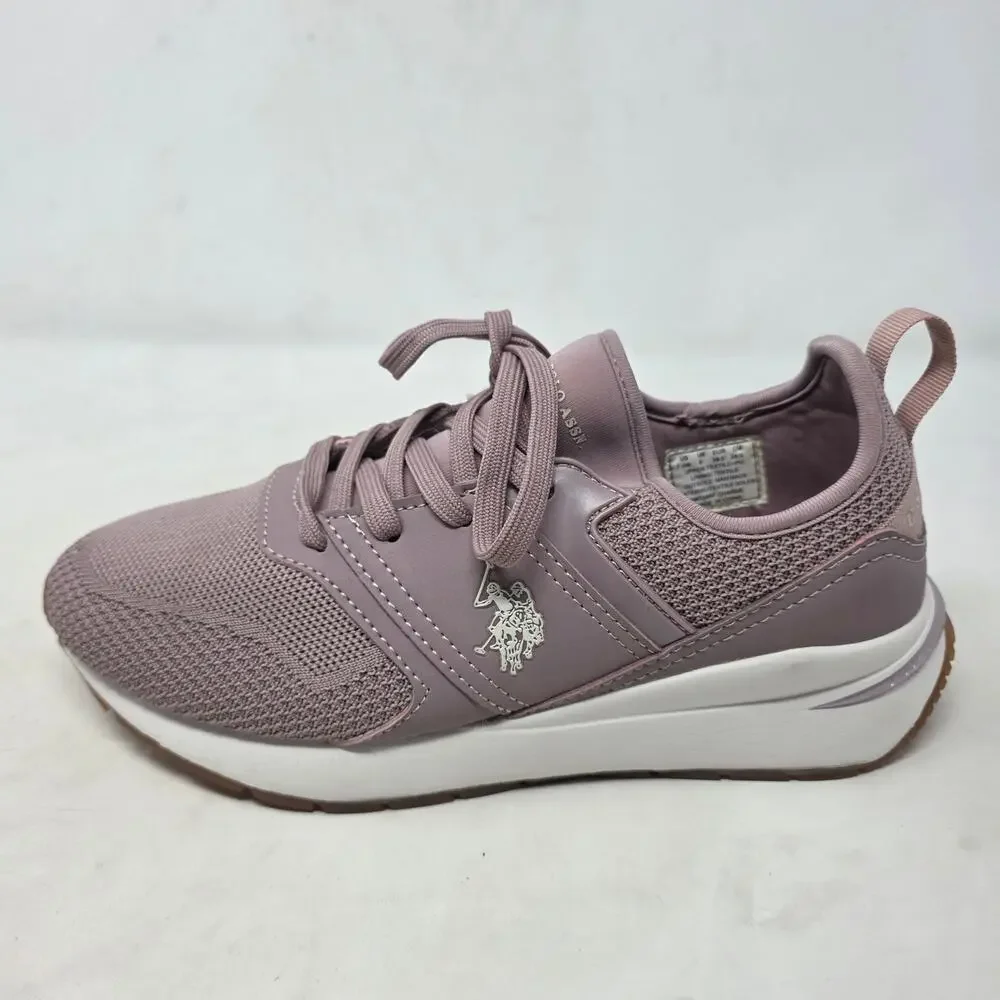 U.S. Polo Assn. Charge Knit Sneakers Mauve Pink Women’s Size 7.5
